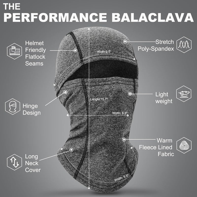 Beehow Store Winter Balaclava ski mask for Men Neck Warmer Windproof Full face mask for Women Thermal Cold Weather - Image 3